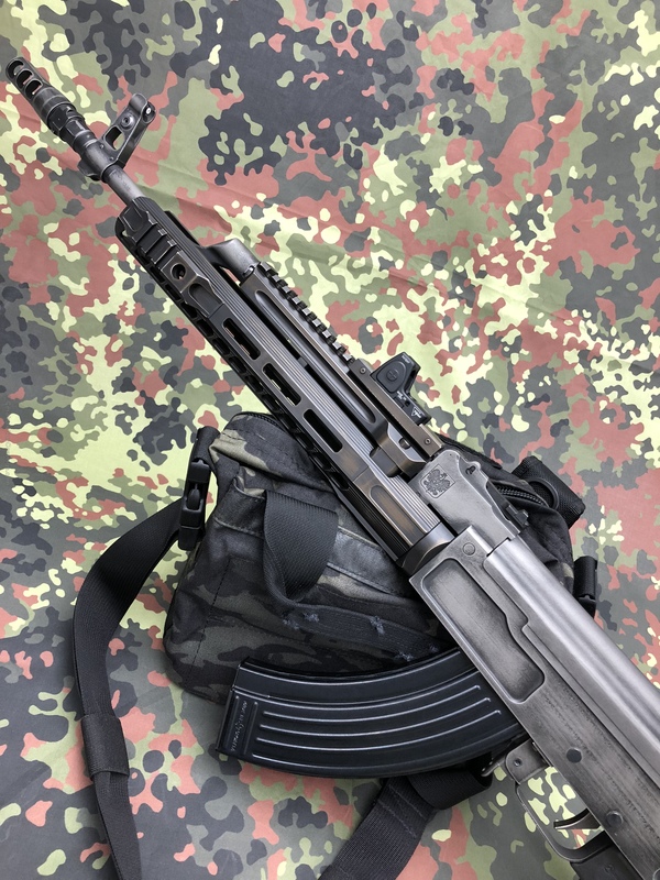 Battleworn AK Rifle coated in Gun Metal Grey, Midnight Bronze and Armor ...