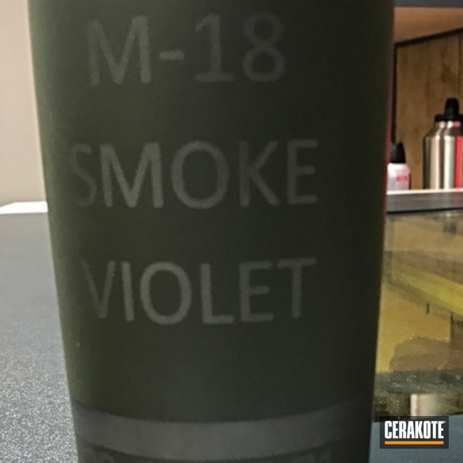 Cerakoted: Mil Spec O.D. Green H-240,YETI Cup,Custom Cup,More Than Guns,Laser Engrave