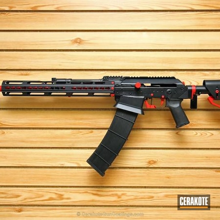 Powder Coating: Hunter Orange H-128,Two Tone,AK Rifle