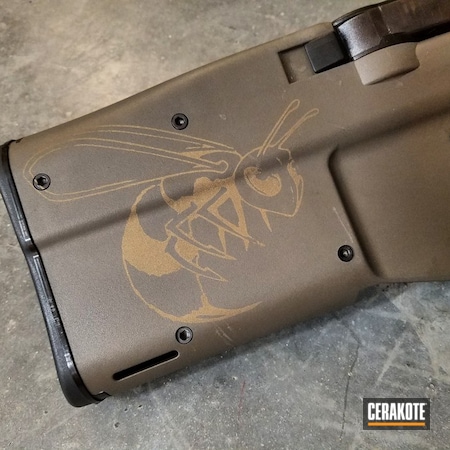 Powder Coating: Stencil,FN Herstal,P90,PS90,Custom Theme,FN P-90,Custom Stenciling,Custom Graphics,Graphics,Select Fire,Ladies,EDC,MAGPUL® O.D. GREEN H-232,FN Mfg.,Tactical Rifle,PDW,Full Auto,Class 3,Burnt Bronze H-148,Personal Protection
