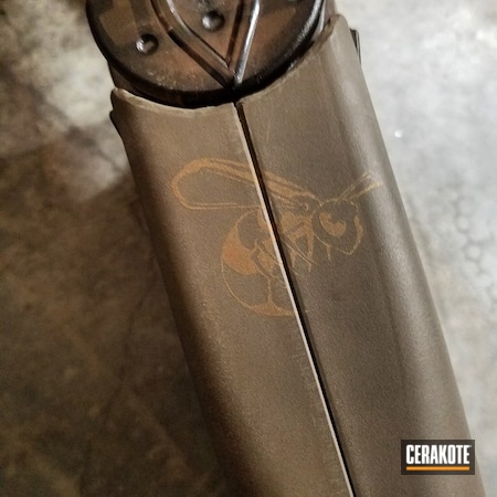 Powder Coating: Stencil,FN Herstal,P90,PS90,Custom Theme,FN P-90,Custom Stenciling,Custom Graphics,Graphics,Select Fire,Ladies,EDC,MAGPUL® O.D. GREEN H-232,FN Mfg.,Tactical Rifle,PDW,Full Auto,Class 3,Burnt Bronze H-148,Personal Protection