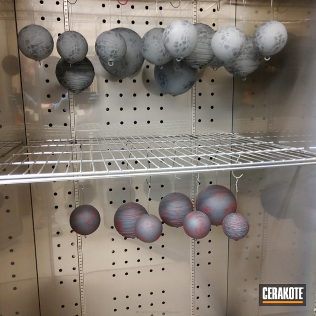 Cerakoted: Decorative Glass Balls,DESERT VERDE H-256,Crimson H-221,Tungsten H-237,More Than Guns