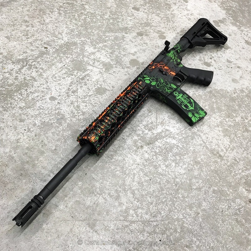Tactical Rifle coated in a Custom Kryptek Splatter Pattern by WEB USER ...