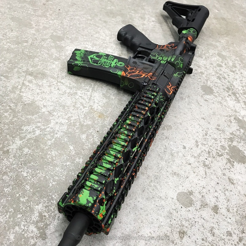 Tactical Rifle coated in a Custom Kryptek Splatter Pattern by WEB USER ...