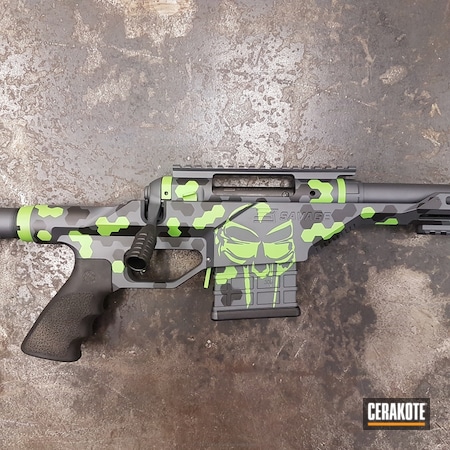 Powder Coating: Stone Grey H-262,Stealth,Zombie Green H-168,Armor Black H-190,Savage Arms,Bolt Action Rifle,Marvel Comic,dr.doom,Hex Camo