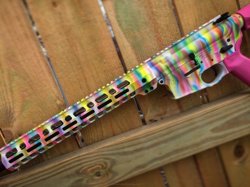 Spike's Snowflake Rifle Build coated in a Colorful Rainbow Theme by ...