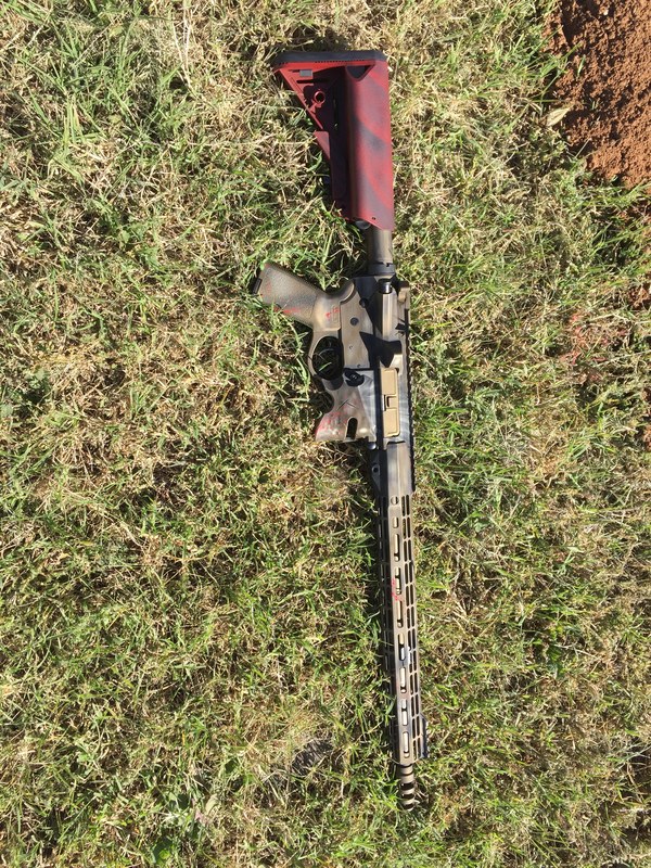 Custom Rifle Build in a Battleworn Cerakote Finish by WEB USER | Cerakote