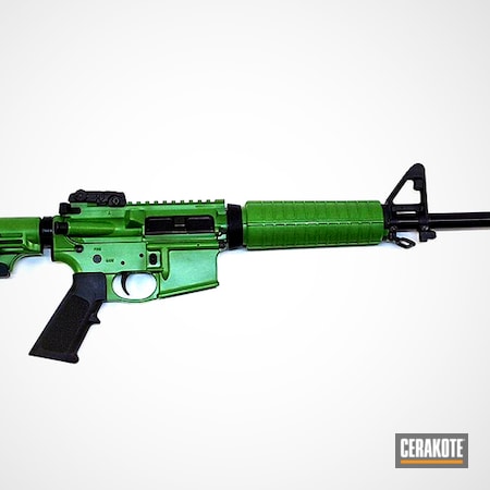 Powder Coating: Bushmaster,Zombie Green H-168,Tactical Rifle,AR-15
