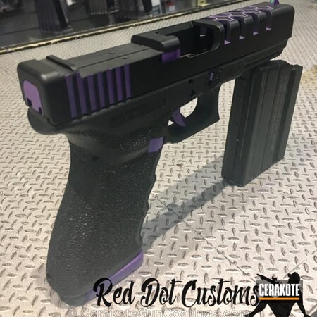 Powder Coating: Graphite Black H-146,Glock,Wild Purple H-197,Pistol