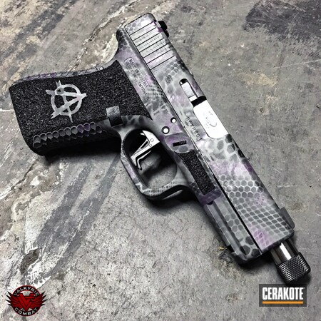 Powder Coating: Graphite Black H-146,Glock,Wild Purple H-197,Pistol,SIG™ DARK GREY H-210,Stippled,Bull Shark Grey H-214,Net Camo