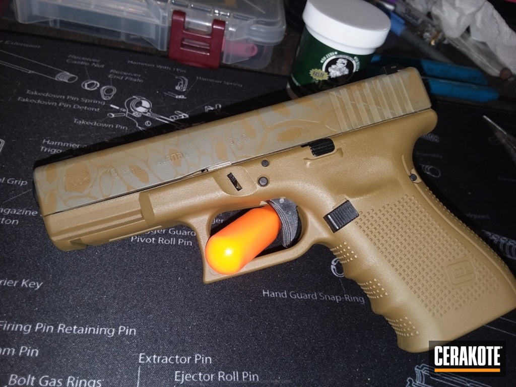 H-30118 done H-248 Drab by 19 Green | Standard Forest USER Cerakote Field Glock Federal WEB and in Handgun