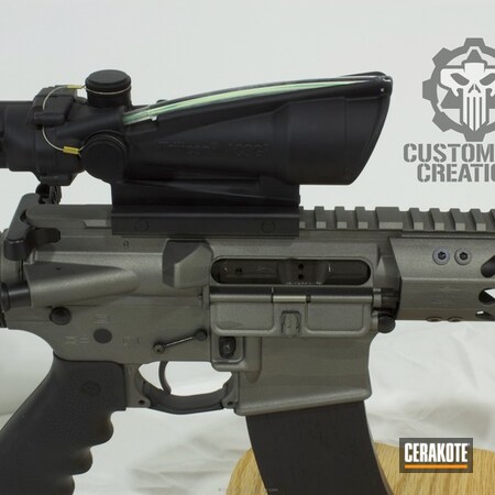 Powder Coating: Graphite Black H-146,Tactical Rifle,Tungsten H-237,AR-15,Solid Tone,Semi-Auto