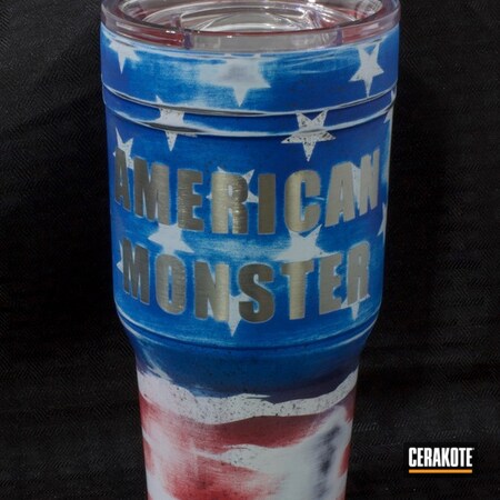 Powder Coating: Graphite Black H-146,worlds strongest man,Snow White H-136,Custom Tumbler Cup,American Flag,FIREHOUSE RED H-216,robert oberst,More Than Guns,Sky Blue H-169,Distressed American Flag