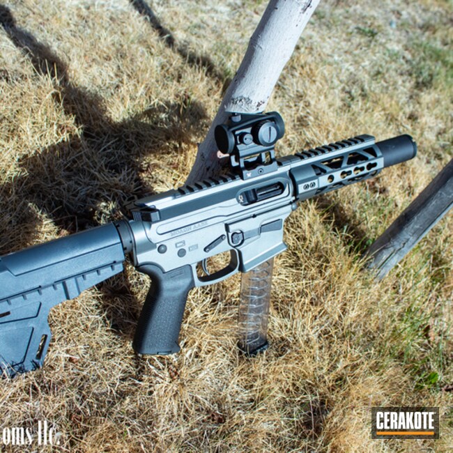 Cerakoted: AR Pistol,Pistol,Tactical Grey H-227,Matching Set