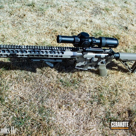 Powder Coating: Graphite Black H-146,Anderson Mfg.,Tactical Rifle,MAGPUL® FLAT DARK EARTH H-267,Hex Camo