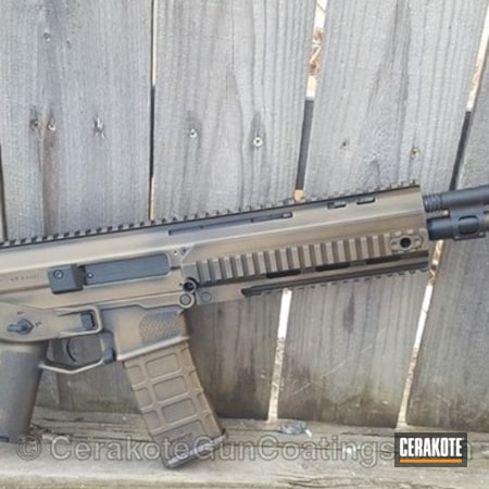 Powder Coating: Graphite Black H-146,Distressed,ACR,Tactical Rifle,Bushmaster ACR,Weathered,Burnt Bronze H-148