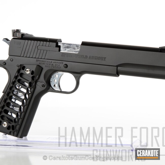Cerakoted: 10mm,Graphite Black H-146,Pistol,Springfield Armory,Handguns,Springfield Omega