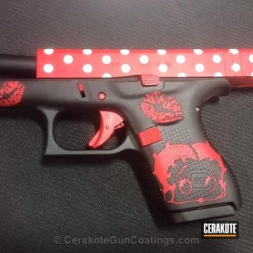 Cerakoted Glock 42 Handgun Done In A Custom Cerakote Finish
