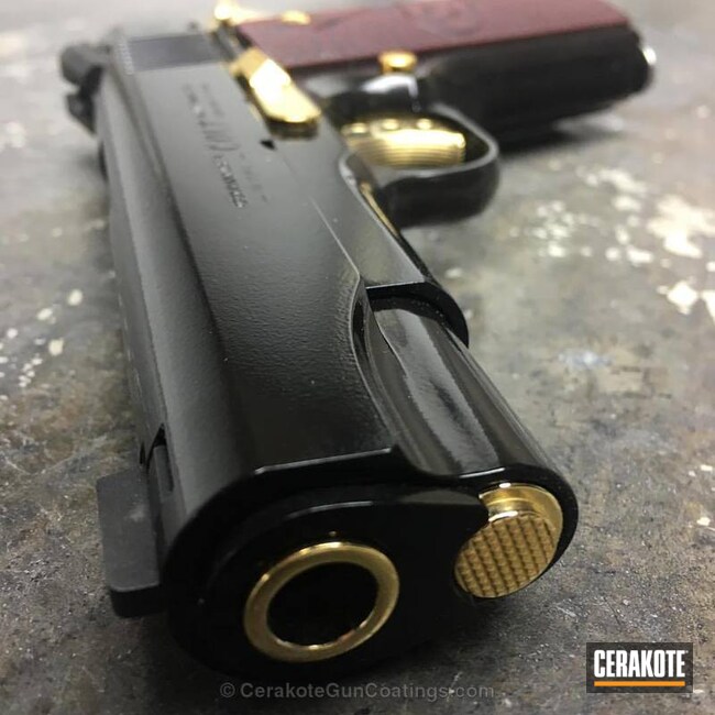 Cerakoted: Gloss Black H-109,.45 ACP,Colt,Colt 1911,Pistol,1911