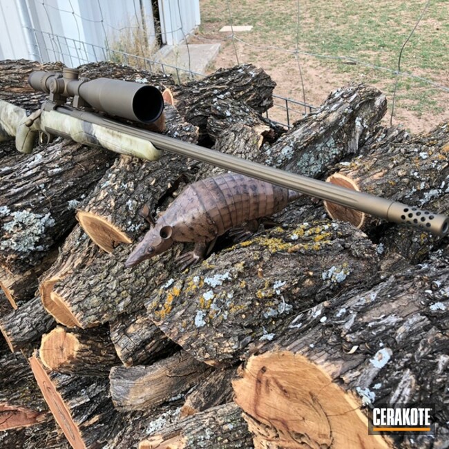 Cerakoted: Bolt Action Rifle,Scope,Burnt Bronze H-148