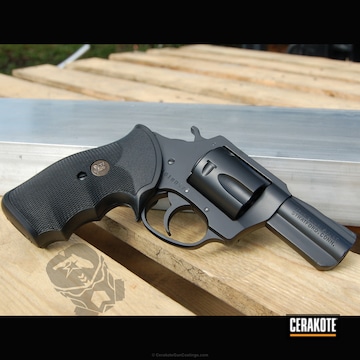 Cerakoted Charter Arms Revolver In Cerakote H-146 Graphite Black
