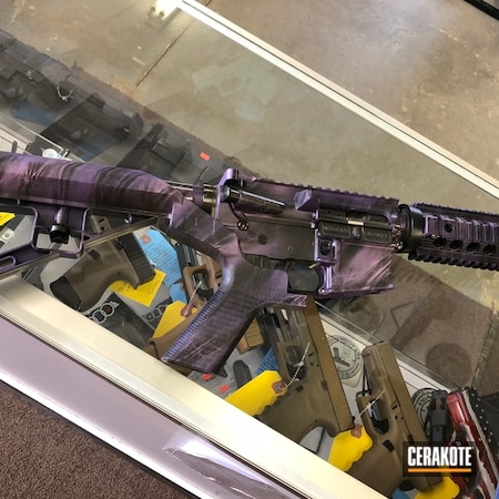 Powder Coating: Graphite Black H-146,Wild Purple H-197,DPMS,DPMS Panther Arms,Marbled Camo,Bright Purple H-217,Tactical Rifle