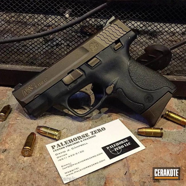 Cerakoted: Smith & Wesson,Burnt Bronze H-148,Pistol