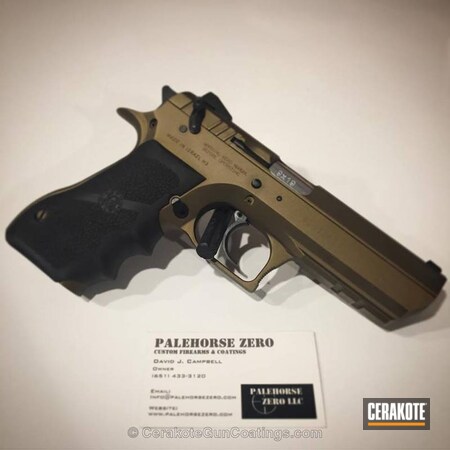 Powder Coating: Pistol,Burnt Bronze H-148,Baby Deagle