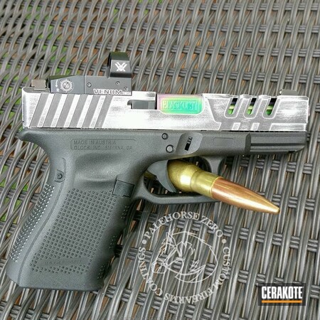 Powder Coating: Glock,Pistol,BATTLESHIP GREY H-213,Battleworn