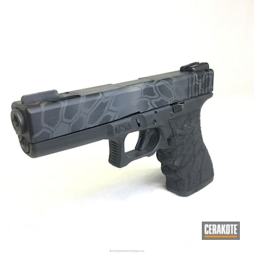 Cerakoted Glock 20c Handgun In A Kryptek Camo Finish