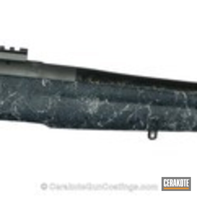 Cerakoted Bolt Action Rifle In H-227 Tactical Grey