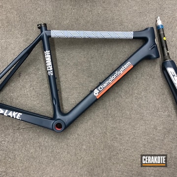 Cerakoted Bicycle Frame In A Custom Cerakote Finish