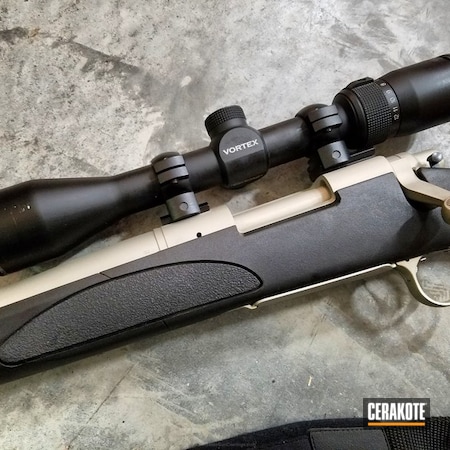 Powder Coating: Shimmer Gold H-153,Hunting Rifle,Remington 700,Remington,Bolt Action Rifle