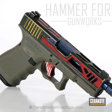 Cerakoted Glock Handgun Build In A Custom Cerakote Finish