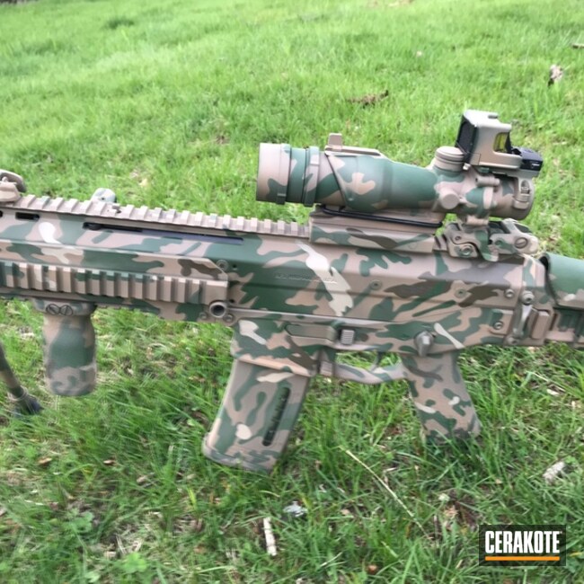 Bushmaster Acr Rifle In A Custom Cerakote Multicam Finish By Web User