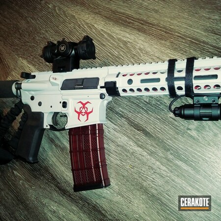 Powder Coating: AR Pistol,BATTLESHIP GREY H-213,Zombie,Tactical Rifle,FIREHOUSE RED H-216