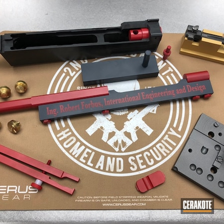 Powder Coating: Tools,GLOCK® GREY H-184,Gold H-122,USMC Red H-167,FIREHOUSE RED H-216,Glock Grey H-184,More Than Guns,Miscellaneous