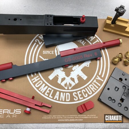 Powder Coating: Tools,GLOCK® GREY H-184,Gold H-122,USMC Red H-167,FIREHOUSE RED H-216,Glock Grey H-184,More Than Guns,Miscellaneous