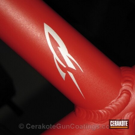 Powder Coating: Satin Aluminum H-151,Crimson H-221,Bicycle,FIREHOUSE RED H-216,More Than Guns