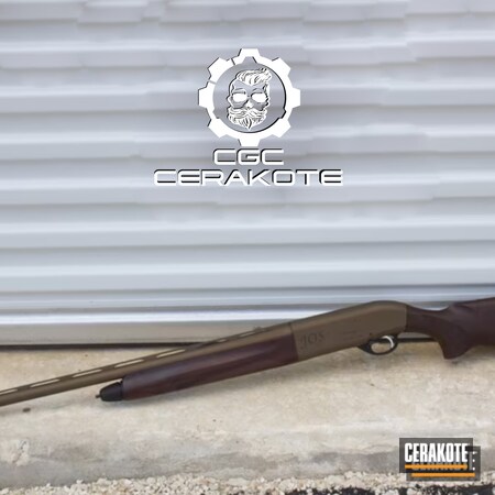 Powder Coating: Midnight Bronze H-294,Shotgun,Beretta,Semi-Auto