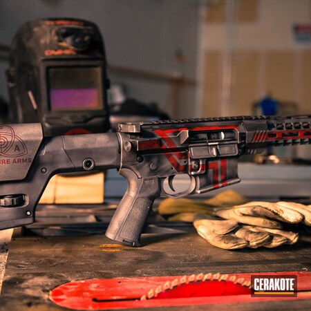 Powder Coating: Graphite Black H-146,coldsteel,Satin Mag H-147,Tactical Rifle,FIREHOUSE RED H-216,AR-15