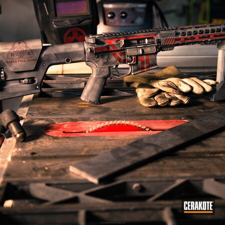 Powder Coating: Graphite Black H-146,coldsteel,Satin Mag H-147,Tactical Rifle,FIREHOUSE RED H-216,AR-15