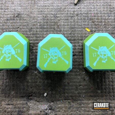 Powder Coating: extension,Zombie Green H-168,SOLGW,Sons of Liberty Gun Works,Magazine Extension,Magazine,Robin's Egg Blue H-175,Pirate,Sons of Liberty GunWorks Cerakote
