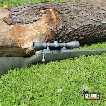 Cerakoted Weatherby In H-150 Savage Stainless
