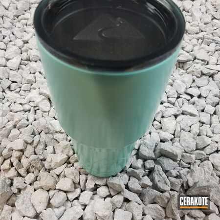 Powder Coating: Custom Tumbler Cup,Ozark Trail Tumbler,Robin's Egg Blue H-175