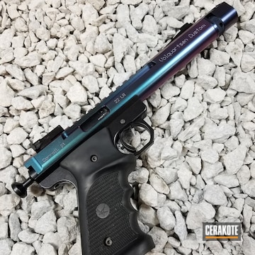Cerakoted .22 Pistol With Cerakote And Gun Candy