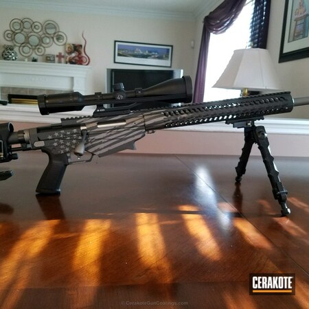Powder Coating: Smoke E-120,Tactical Rifle,American Flag,Stainless H-152