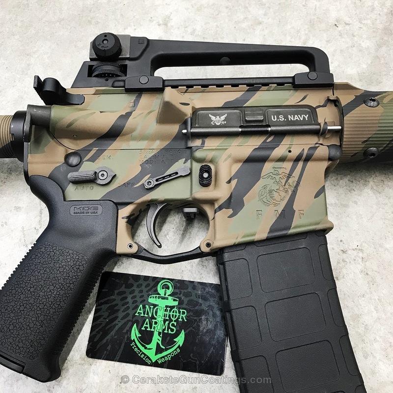 Tactical Rifle featuring a Custom Cerakote Tiger Stripe Camo by WEB ...