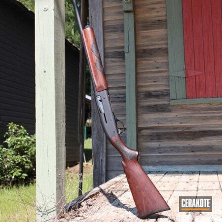 Powder Coating: Graphite Black H-146,Shotgun,Remington 48,Remington