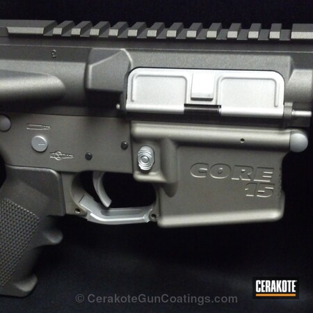 Powder Coating: Core Rifle Systems,Satin Aluminum H-151,Tactical Rifle,Tungsten H-237,Titanium H-170